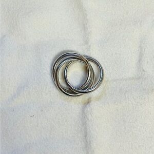 Tiffany & Co. Silver Triple Rings